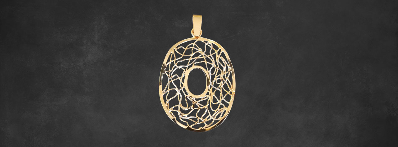 Anhänger 333 /- Gelb - und 585 /- Weißgold Anhänger 333 /- Gelb - und 585 /- Weißgold